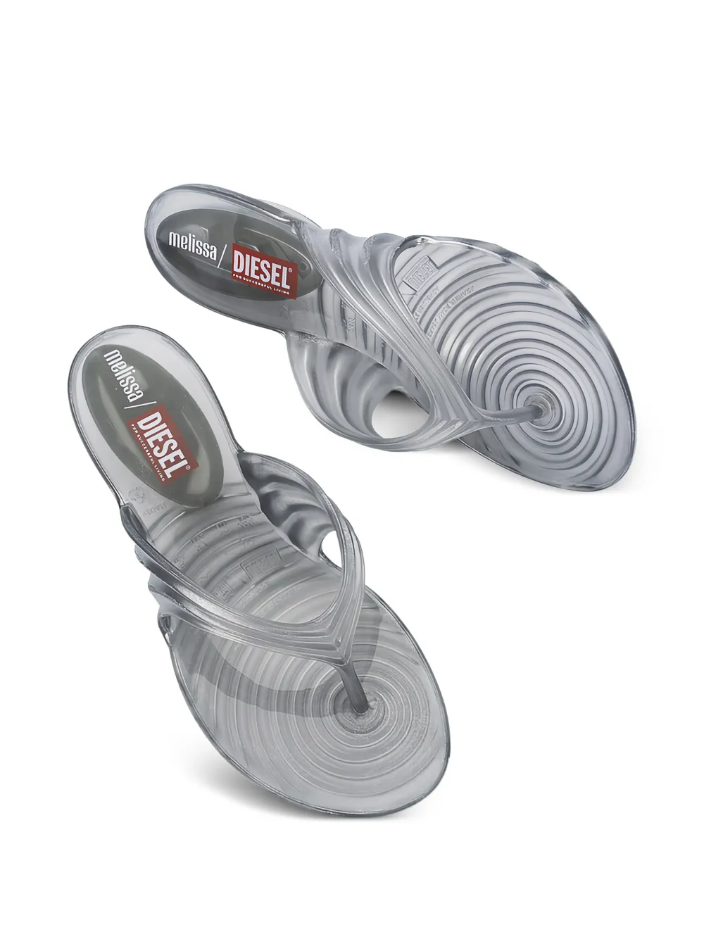 Melissa x Diesel Quantum thong sandals Grijs