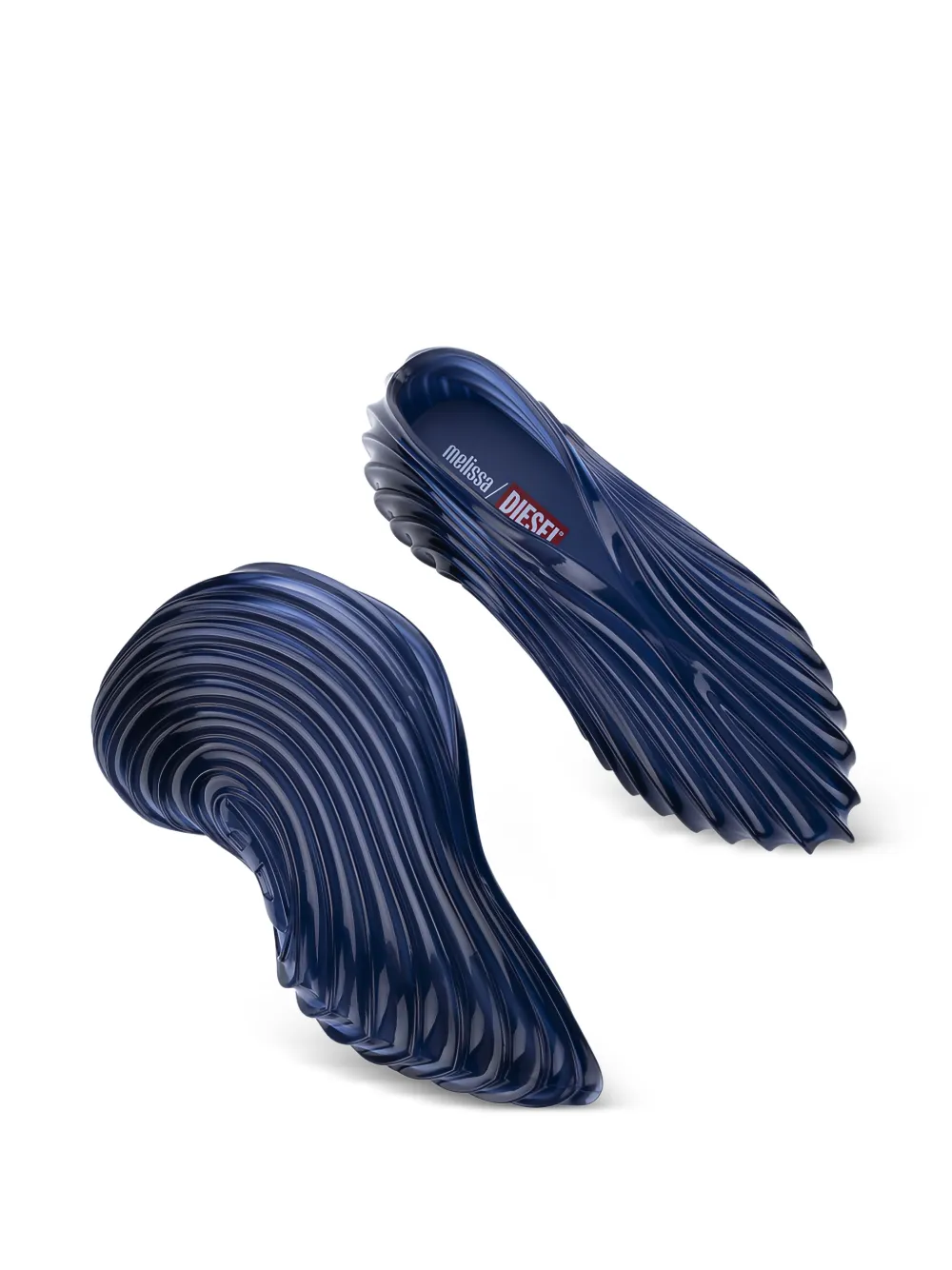 Melissa x Diesel Quantum ribbed sneakers Blauw