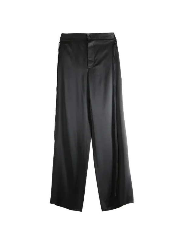 Ann Demeulemeester Leon Loose-leg Trousers in Black