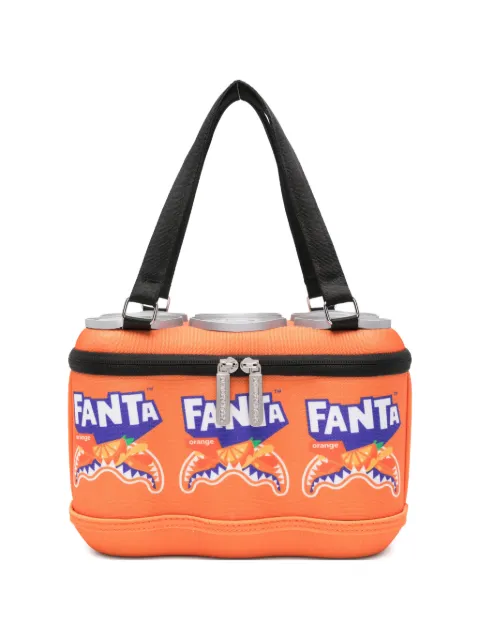 Sprayground x Fanta logo-print bag