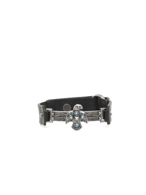 Valentino Garavani stud-embellished leather bracelet