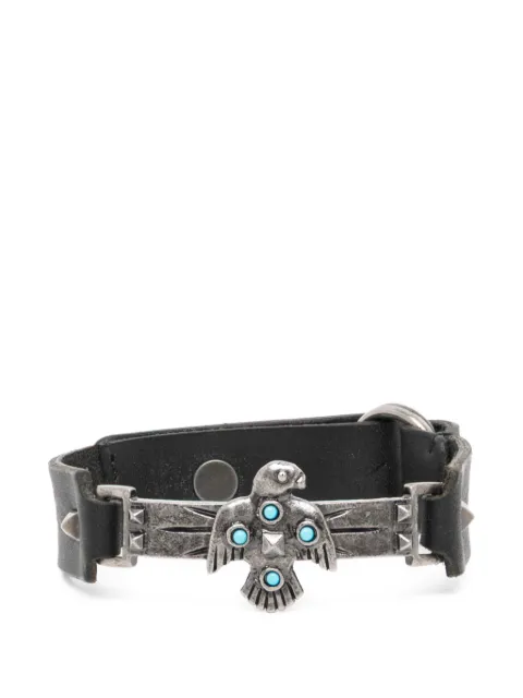 Valentino Garavani stud-embellished leather bracelet