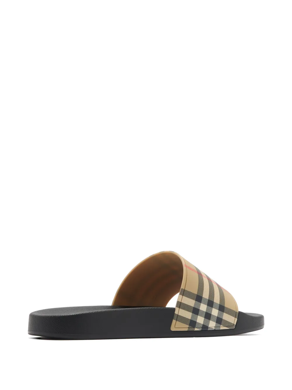 Burberry check-print slides Beige