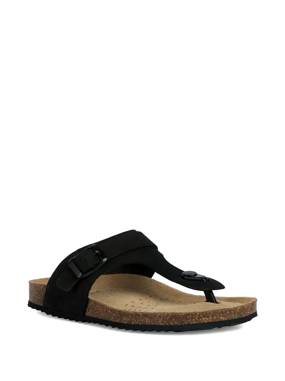 Geox buckle-fastening flip-flops Zwart