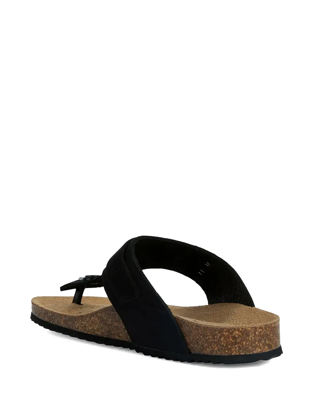 Geox buckle-fastening flip-flops Zwart