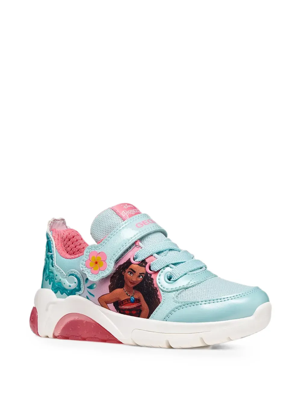 Geox Kids x Disney touch-strap sneakers Blauw