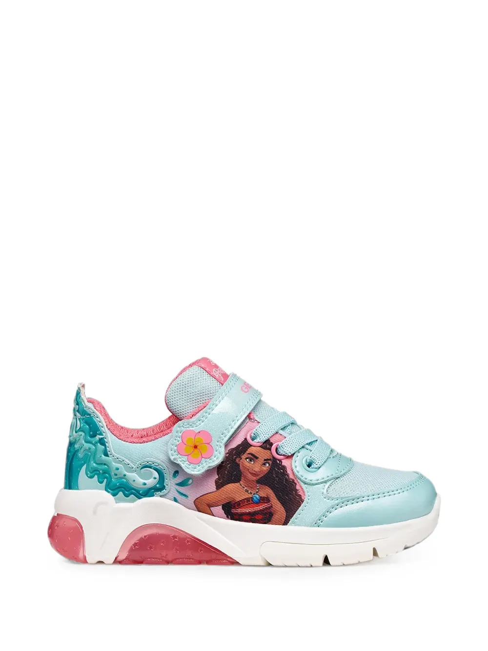 Geox Kids x Disney touch-strap sneakers Blauw
