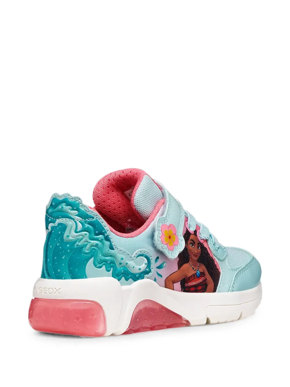 Geox Kids x Disney touch-strap sneakers Blauw