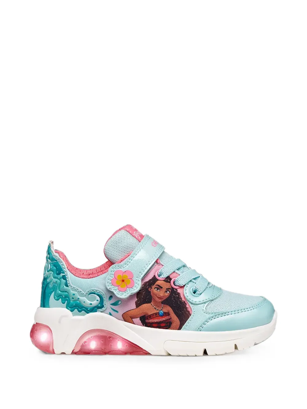 Geox Kids x Disney touch-strap sneakers Blauw