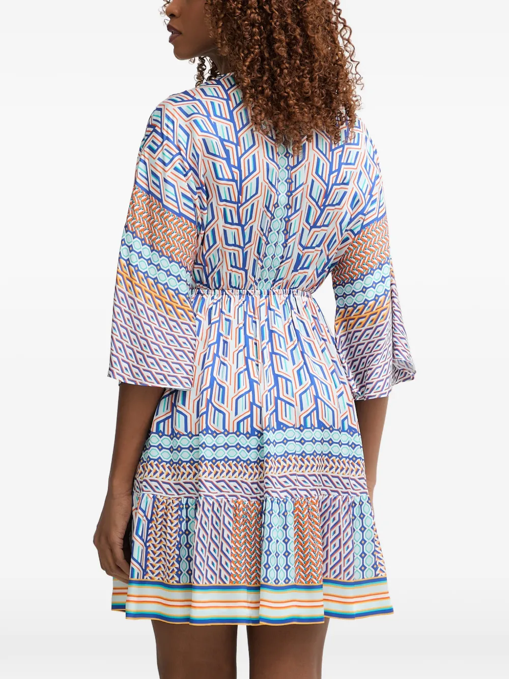 Hale Bob Theia mini-jurk met geometrische print Blauw