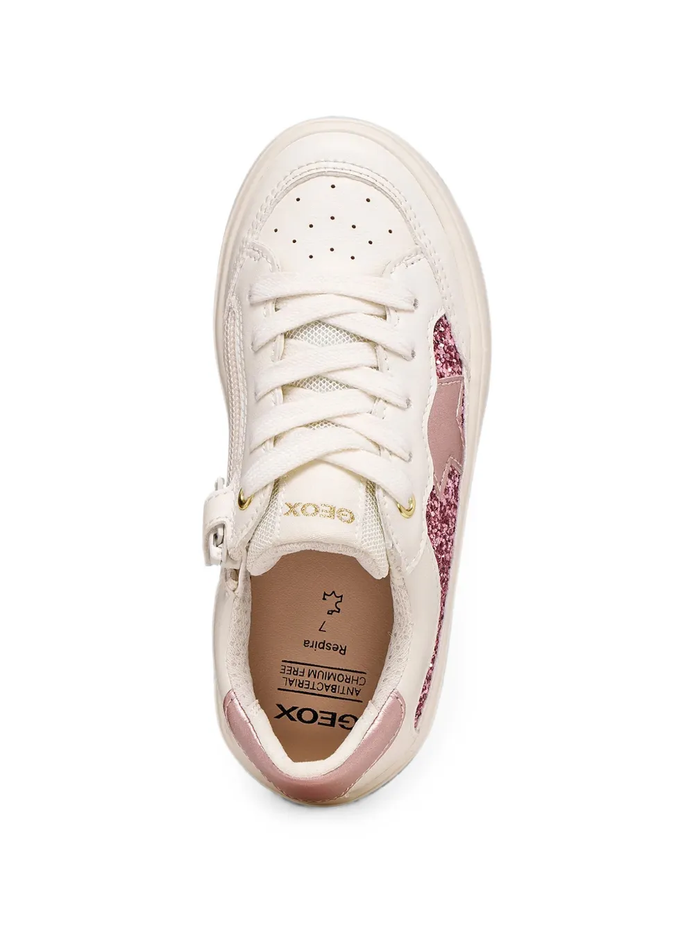 Geox Kids Gisli star-patch sneakers Beige
