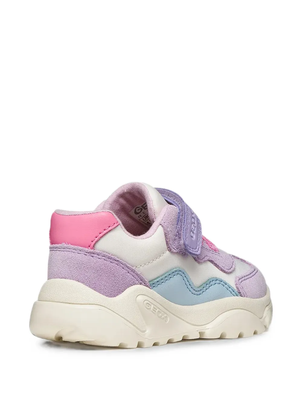 Geox Kids Ciufciuf touch-strap sneakers Wit