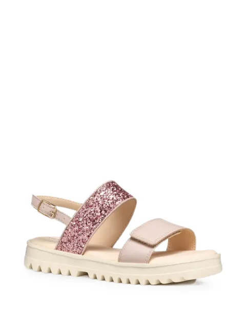 Geox Kids Coralie glitter-detail touch-strap sandals