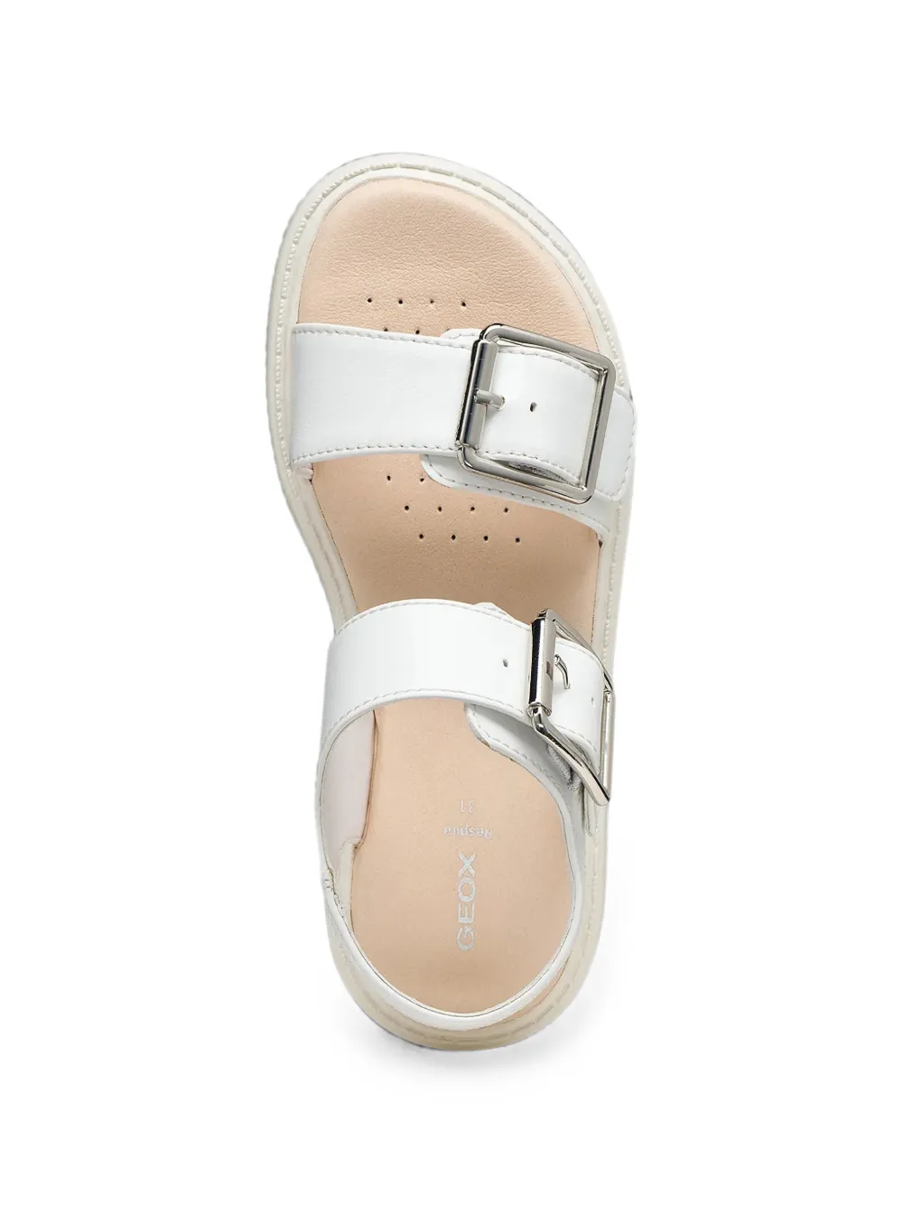 Geox Kids Kodette buckle-fastening sandals Wit