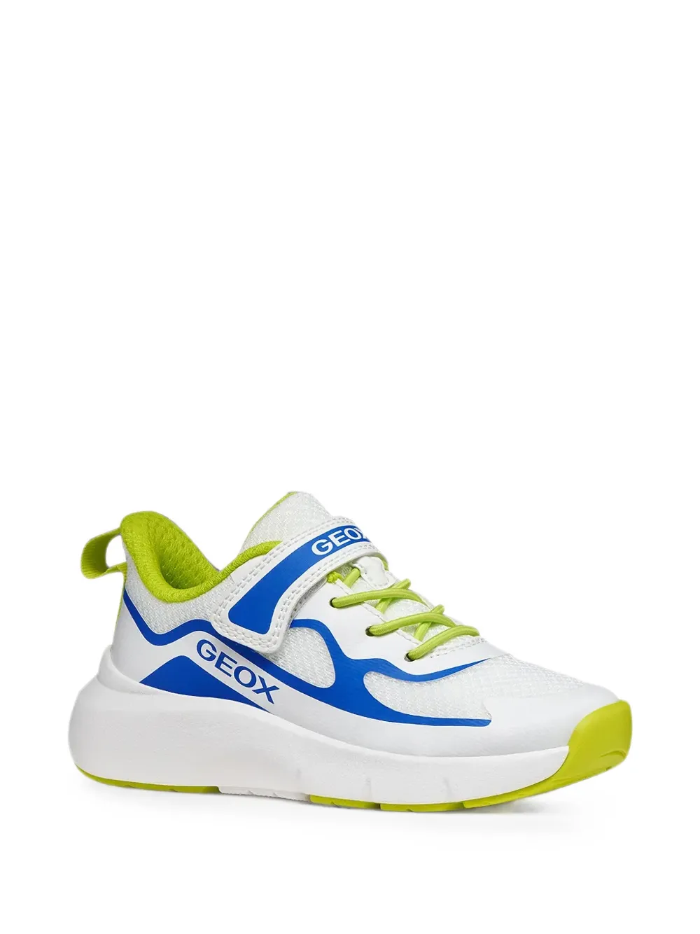 Geox Kids touch-strap mesh sneakers Wit