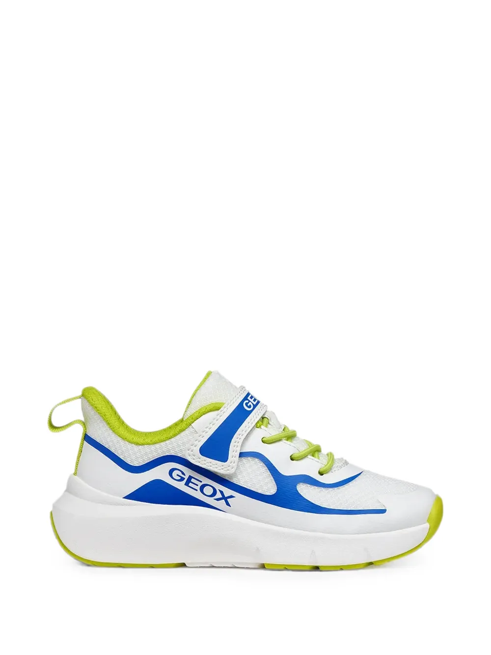 Geox Kids touch-strap mesh sneakers Wit