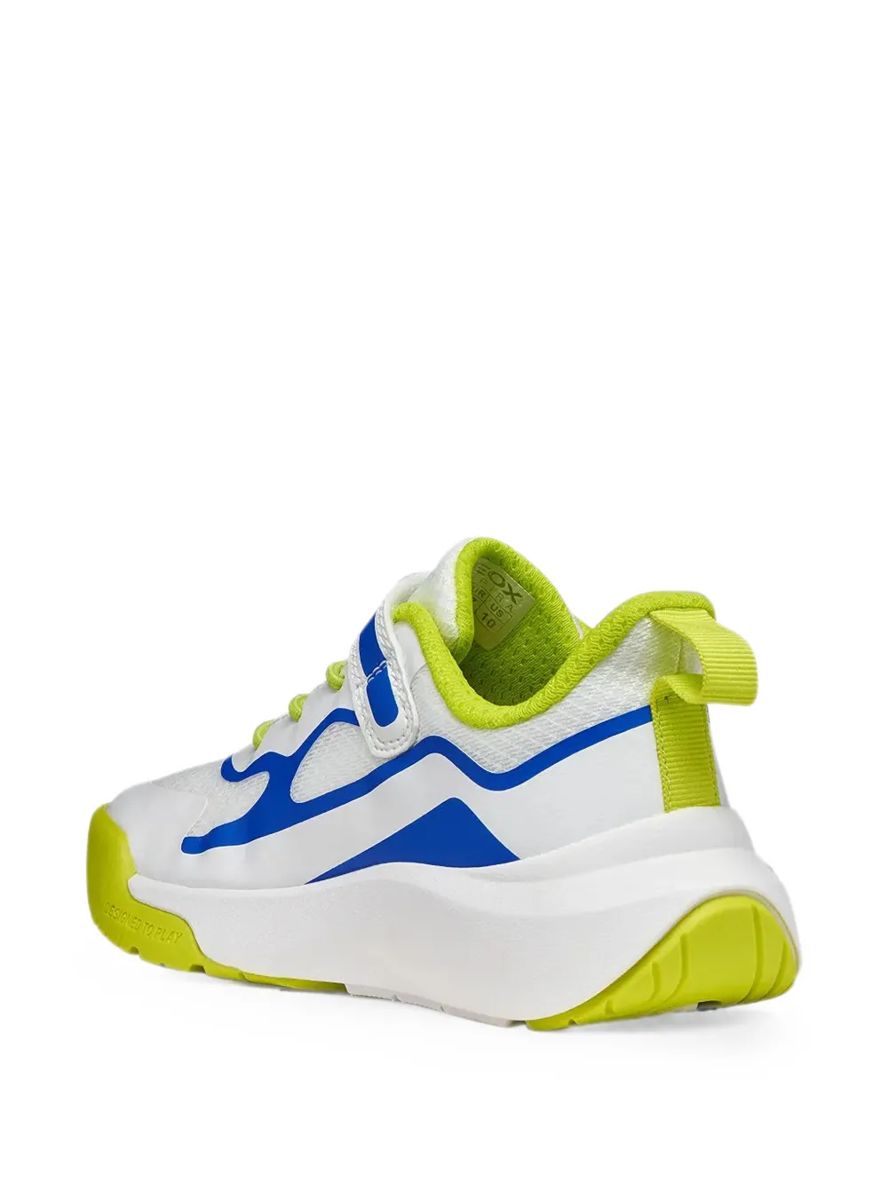 Geox Kids touch-strap mesh sneakers Wit