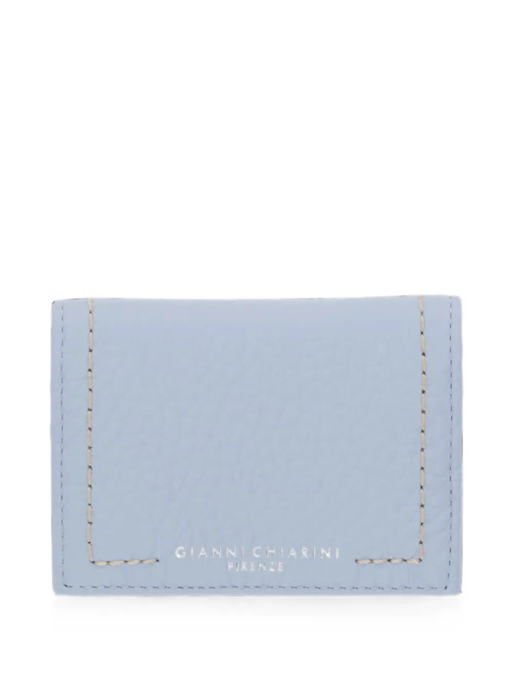 GIANNI CHIARINI logo-detail wallet - Blu