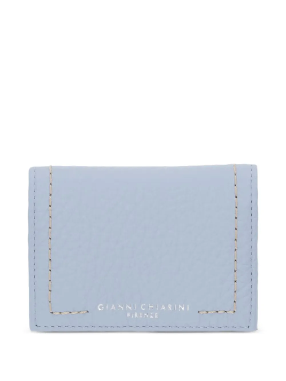 GIANNI CHIARINI logo-detail wallet - Blu
