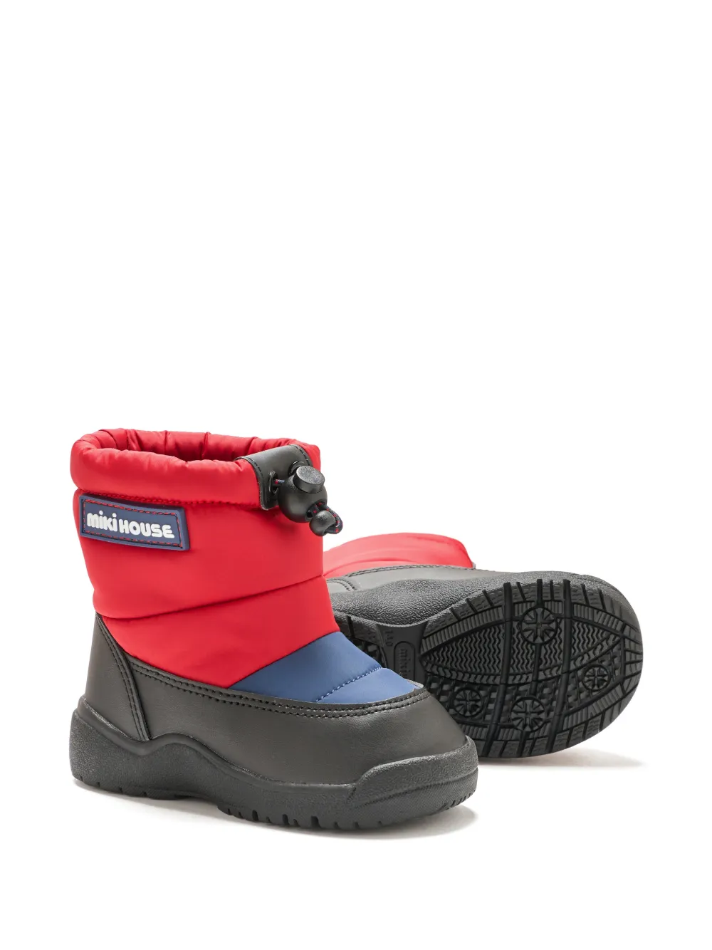 Miki House Gewatteerde snowboots Rood