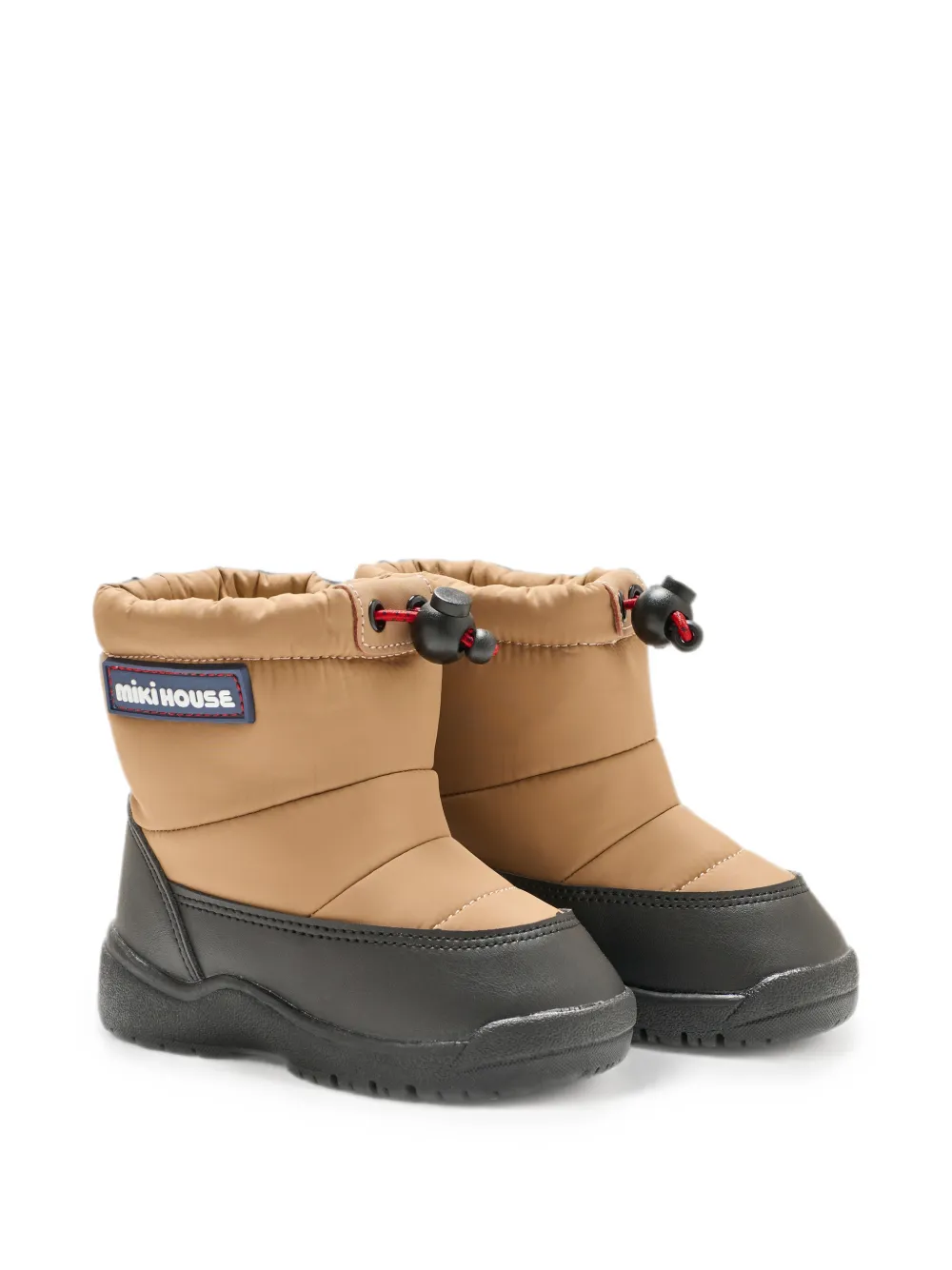 Miki House quilted snow boots - Toni neutri