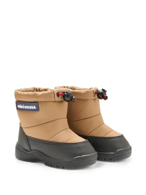 Miki House quilted snow boots
