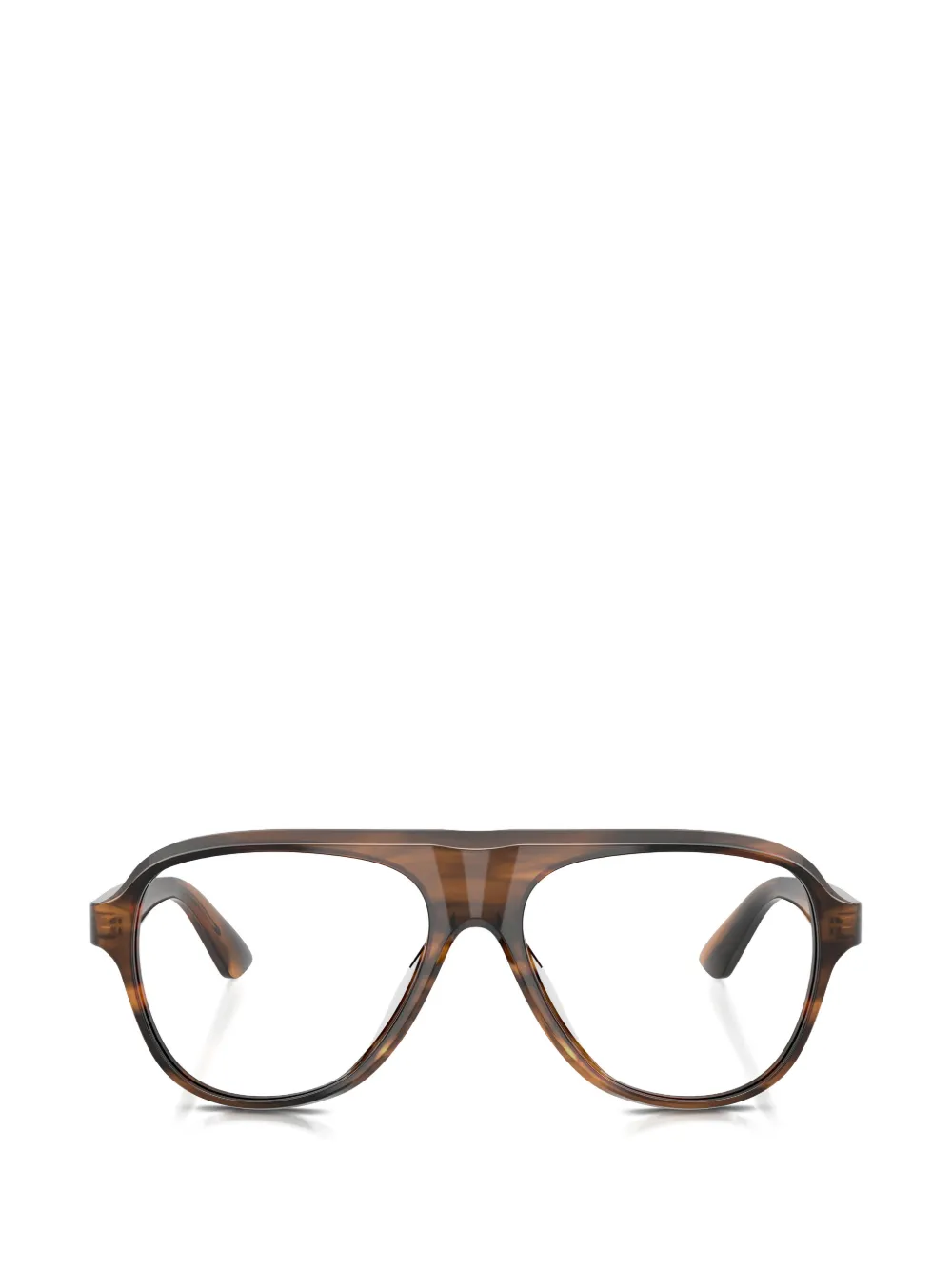 Oliver Peoples Paul Newman pilot-frame glasses - Marrone