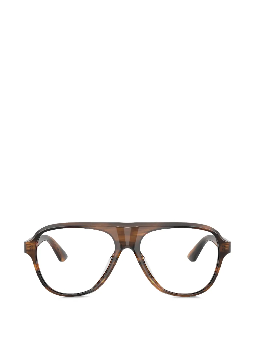 Oliver Peoples Paul Newman pilot-frame glasses - Marrone