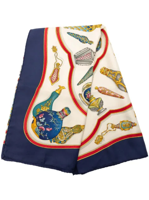 Hermès Pre-Owned 20th Century Qu Importe Le Flacon Silk Scarf 90 scarves