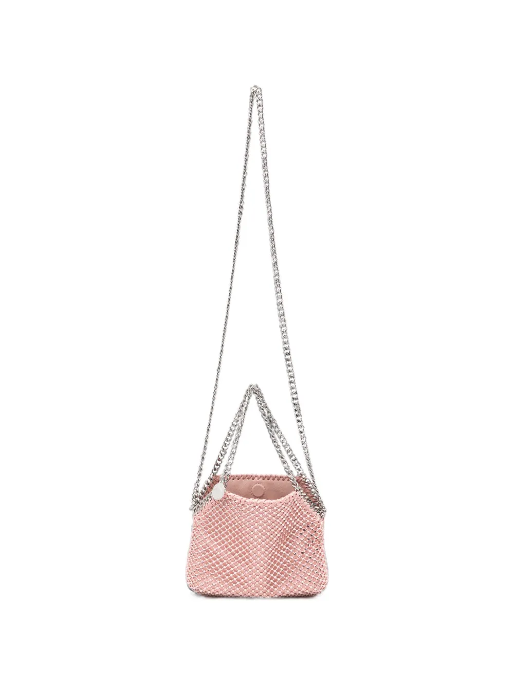 Stella McCartney mini Falabella crystal-embellished tote bag - Rosa