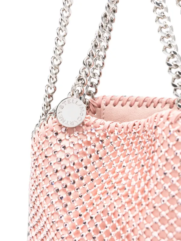 Stella McCartney Mini Falabella crystal-embellished Tote Bag