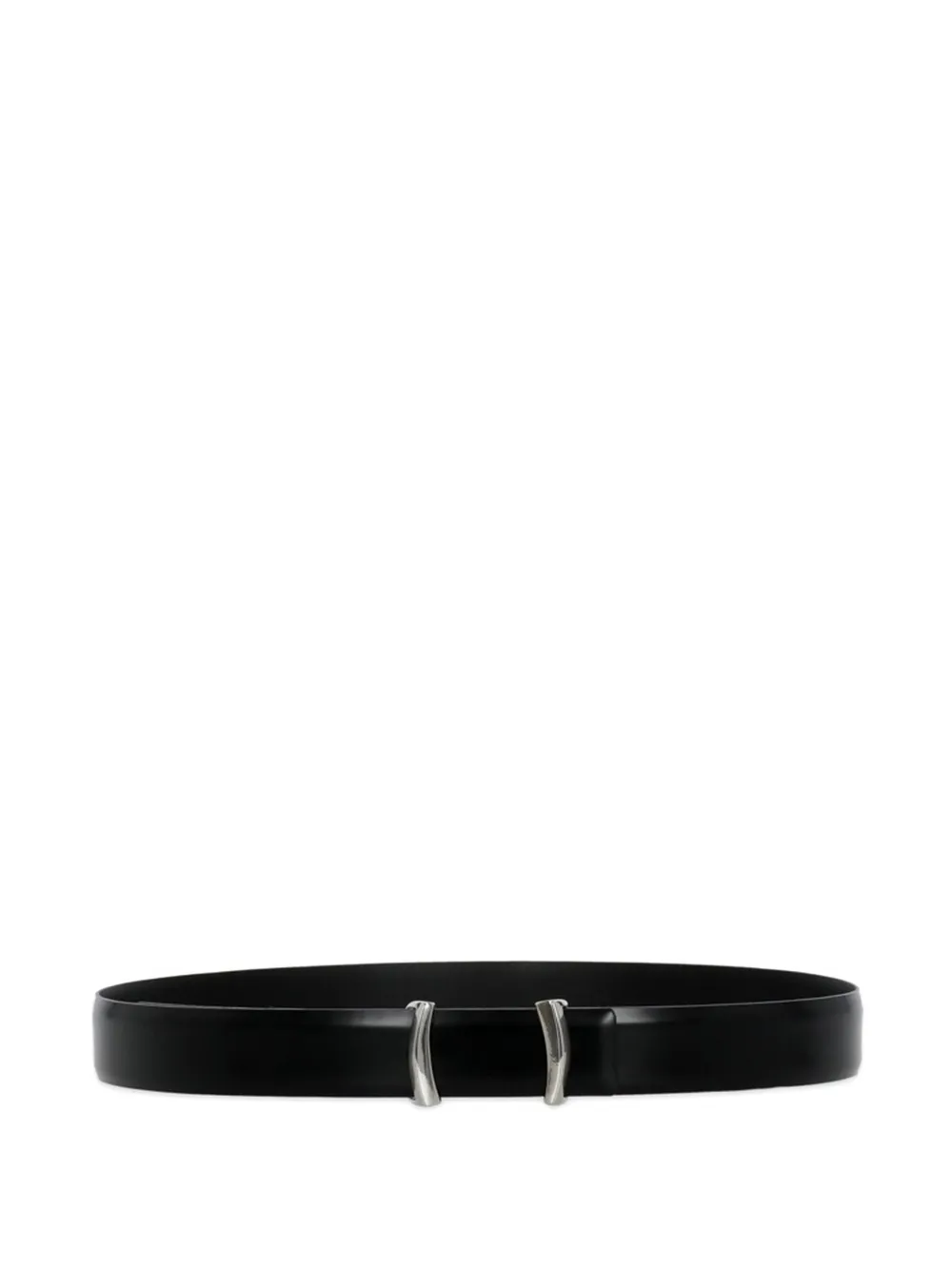 Orciani Iconic Brackets leather belt - Nero