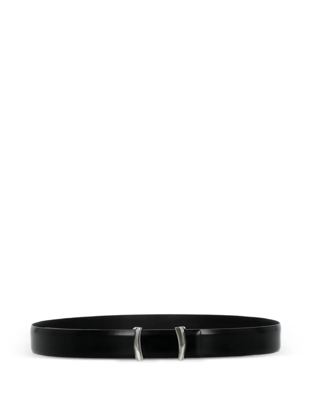 Orciani Iconic Brackets leather belt - Nero