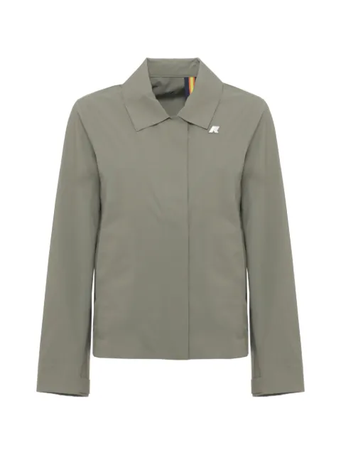 K-Way Arabel logo-patch zip-up jacket