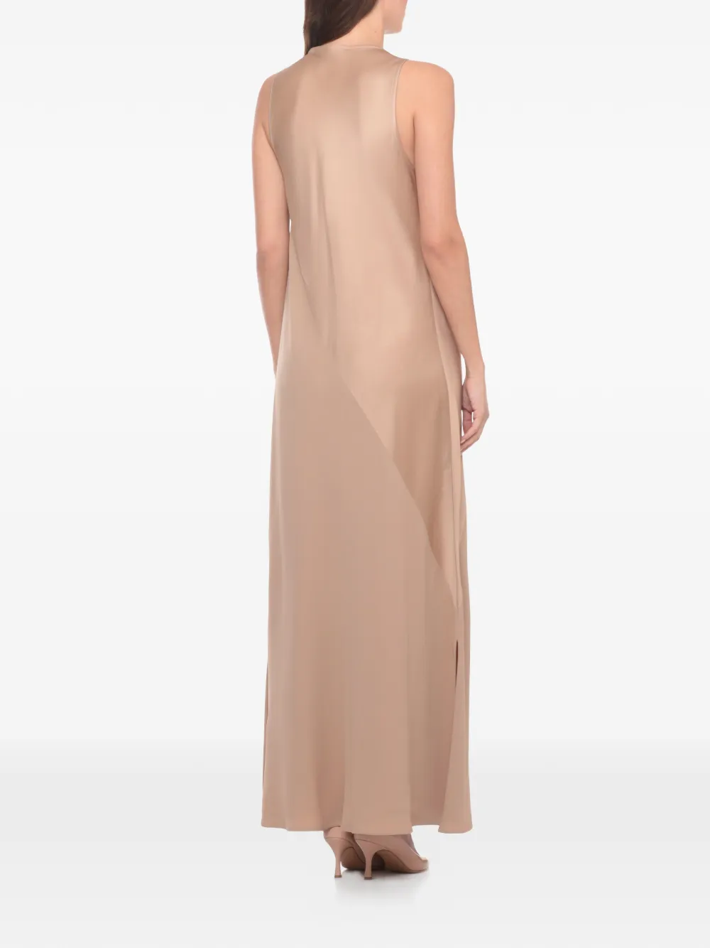 Antonelli Mouwloze midi-jurk Beige
