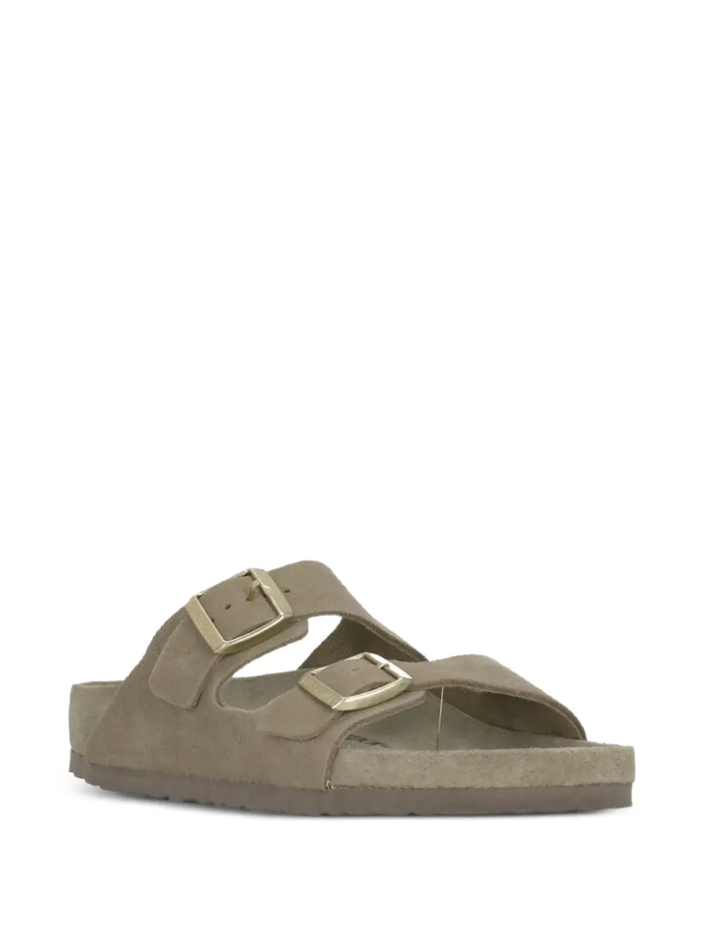 Birkenstock Arizona sandalen met gespsluiting Bruin