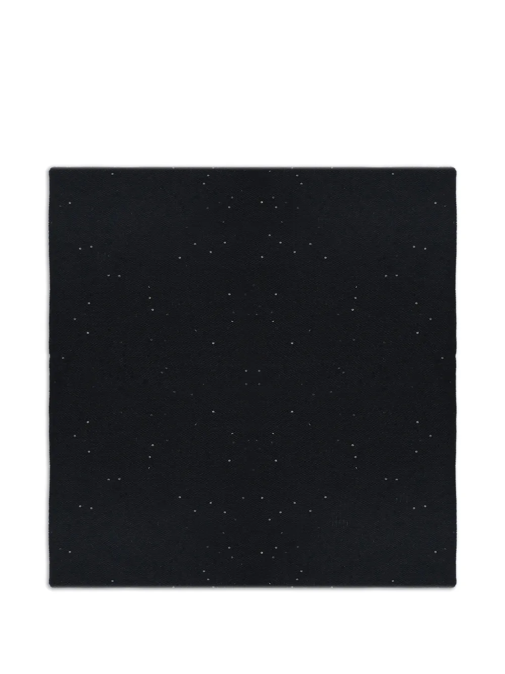 Antonelli Melissa sequin-embellished fringed scarf - Nero