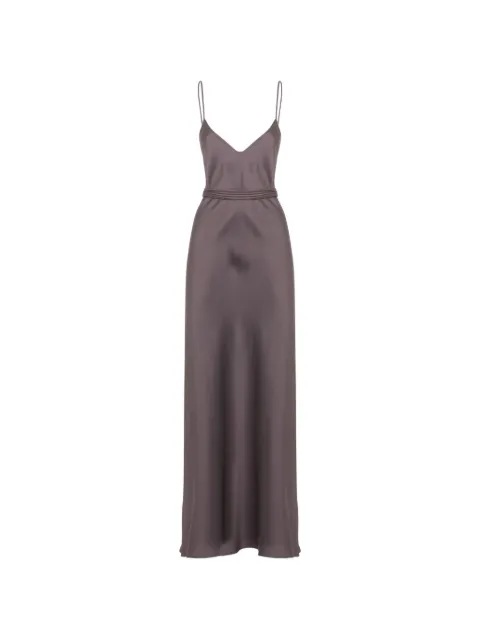 Antonelli belted V-neck maxi dress