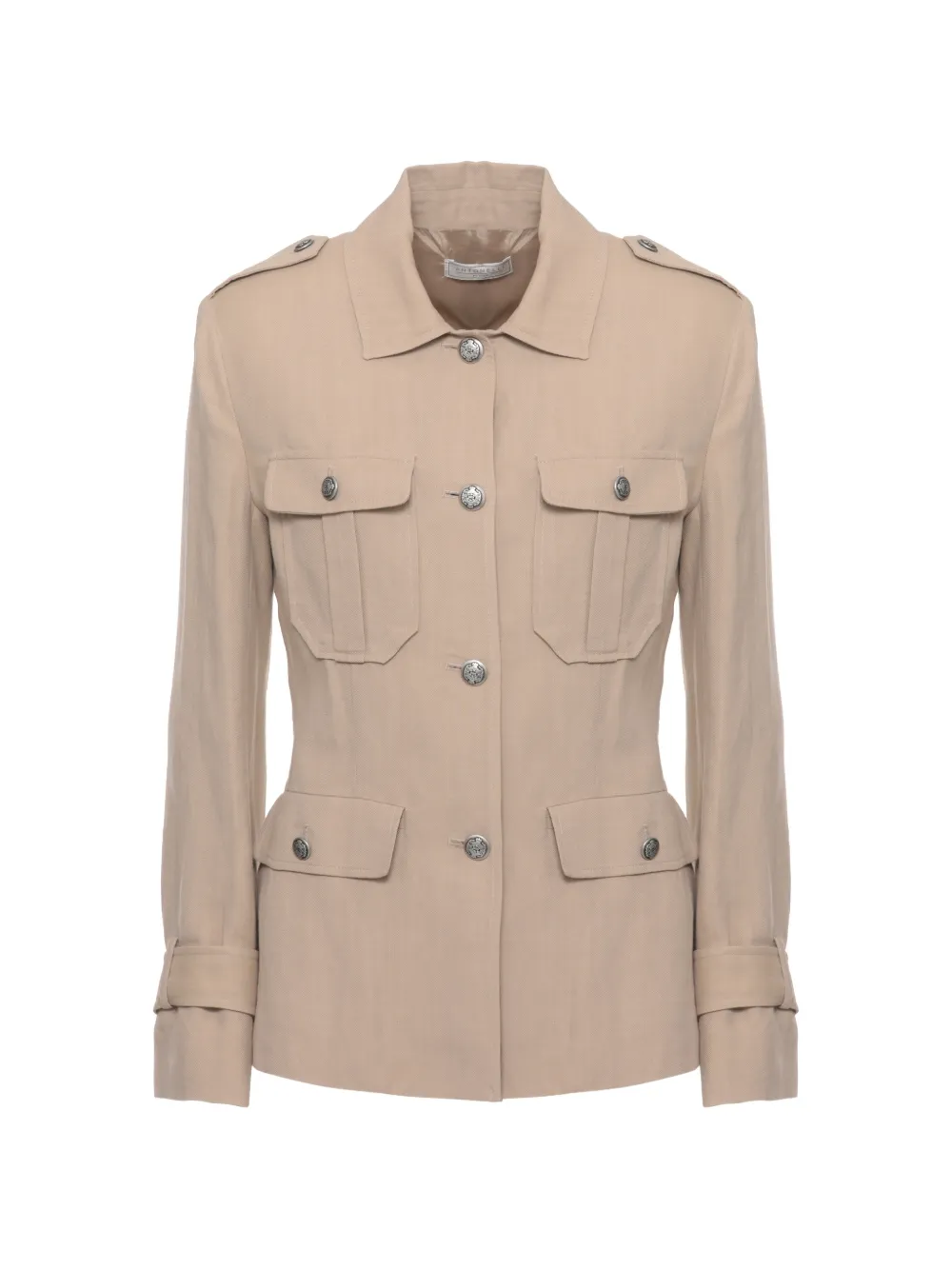 Antonelli multi-pocket fitted jacket - Toni neutri