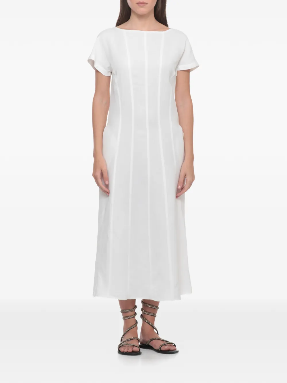 Antonelli Matilde midi dress - Bianco