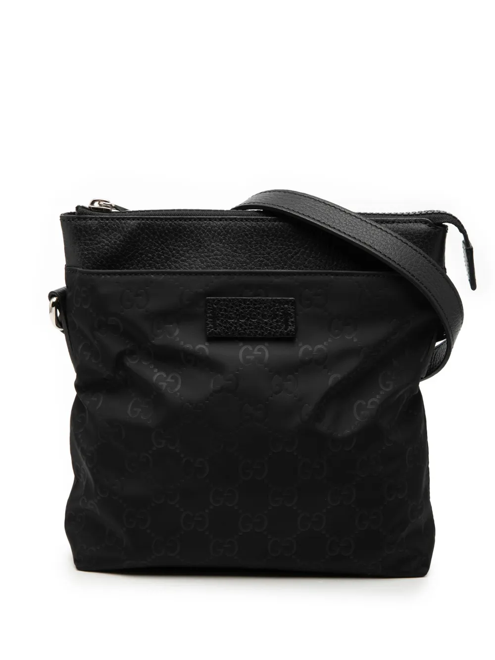 Gucci Pre-Owned 2000-2015 GG Nylon crossbody bag - Nero