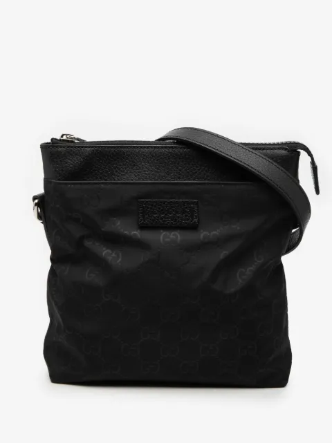 Gucci Pre-Owned bolsa crossbody de nylon con GG 2000-2015