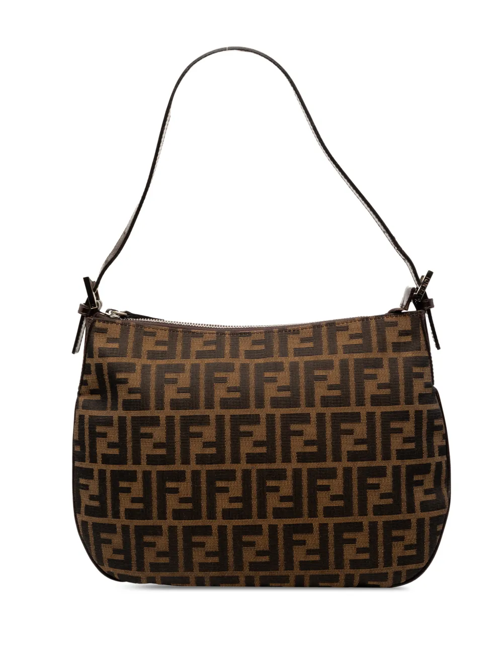 Fendi Pre-Owned 2000-2010 Zucca Canvas shoulder bag - Marrone