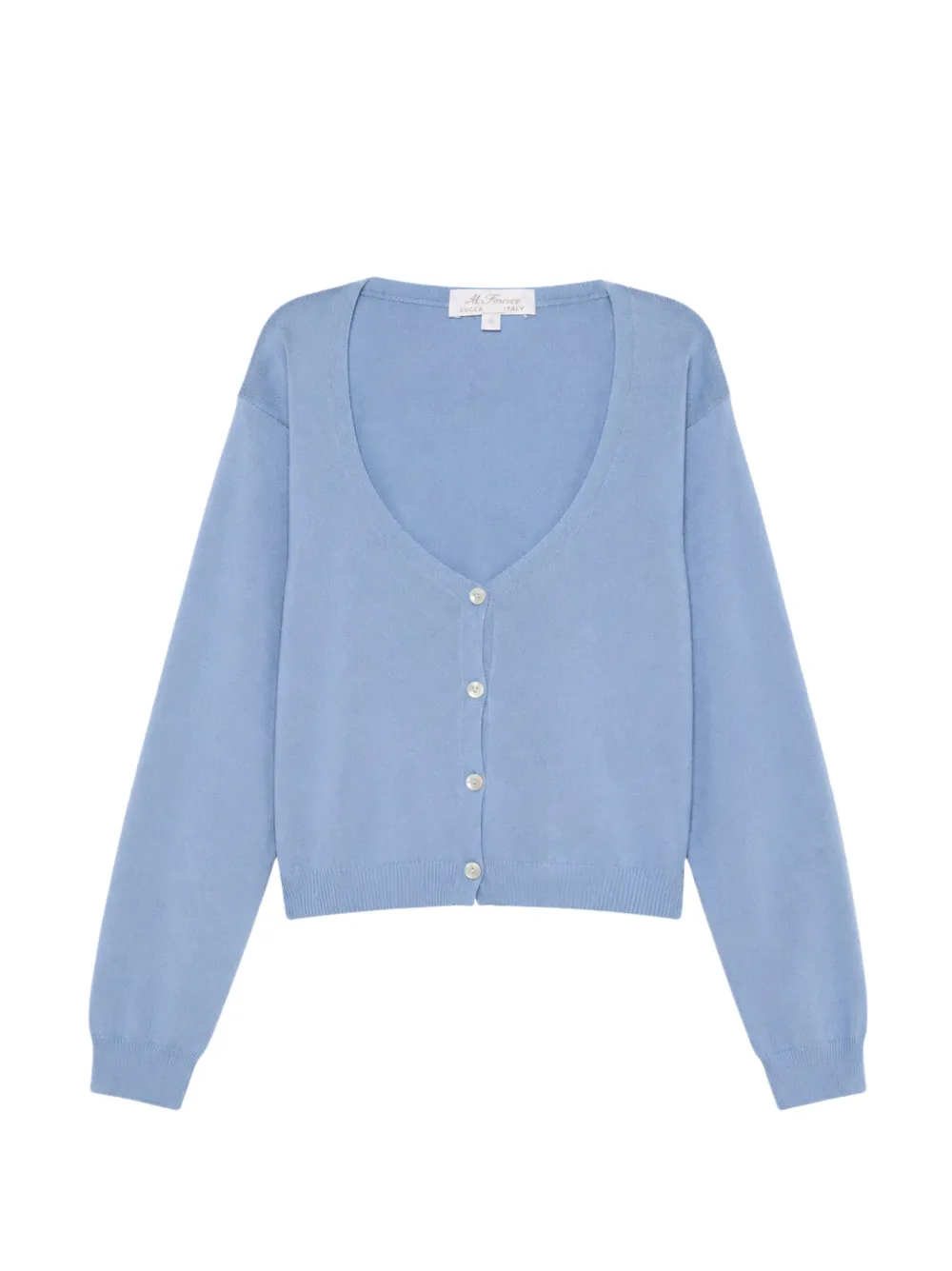 Mariella Ferrari V-neck button-up cardigan - Blu