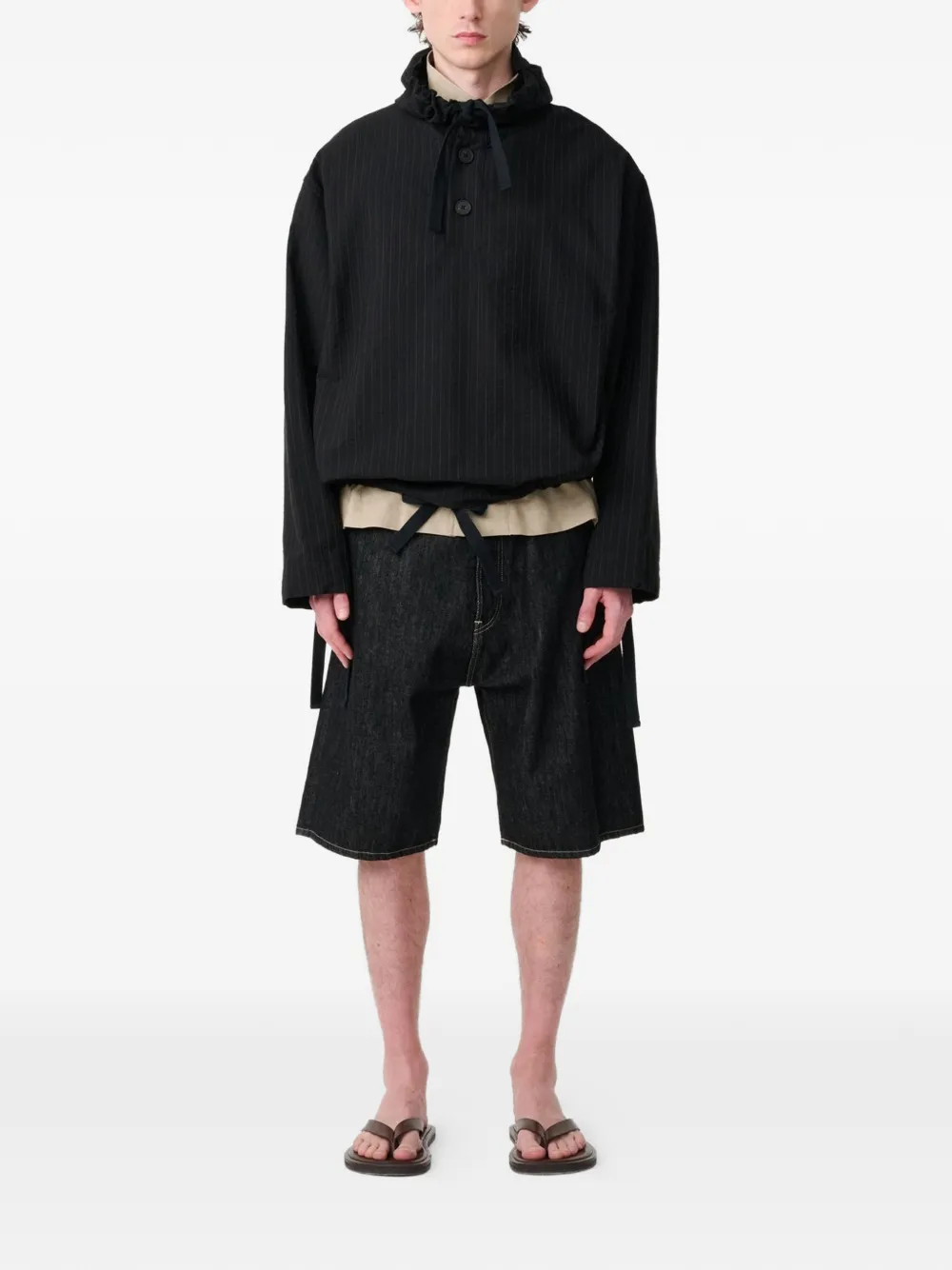 Studio Nicholson Marylebone shorts Zwart