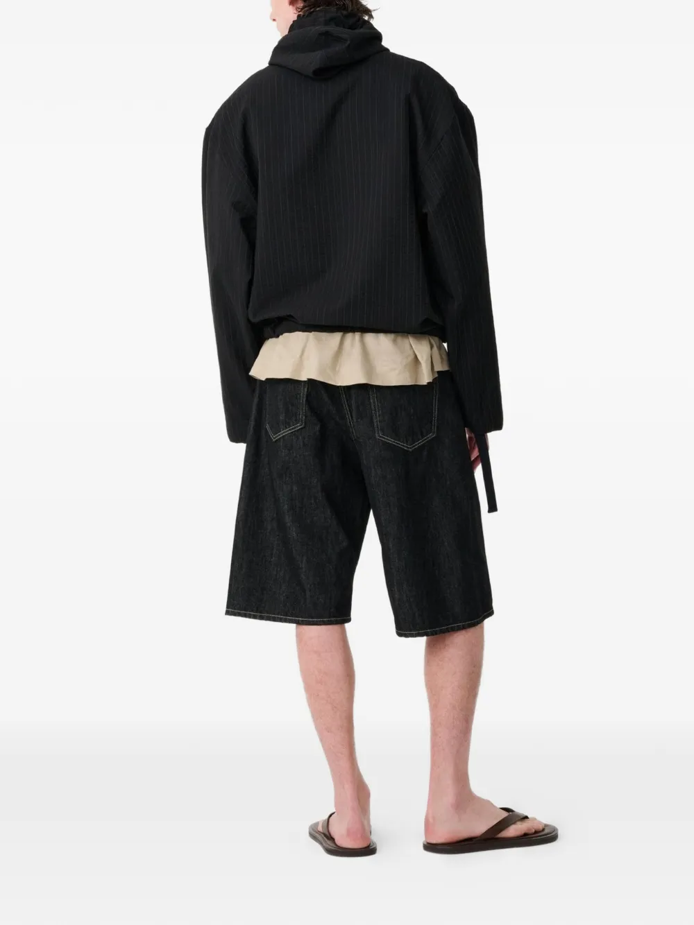 Studio Nicholson Marylebone shorts Zwart