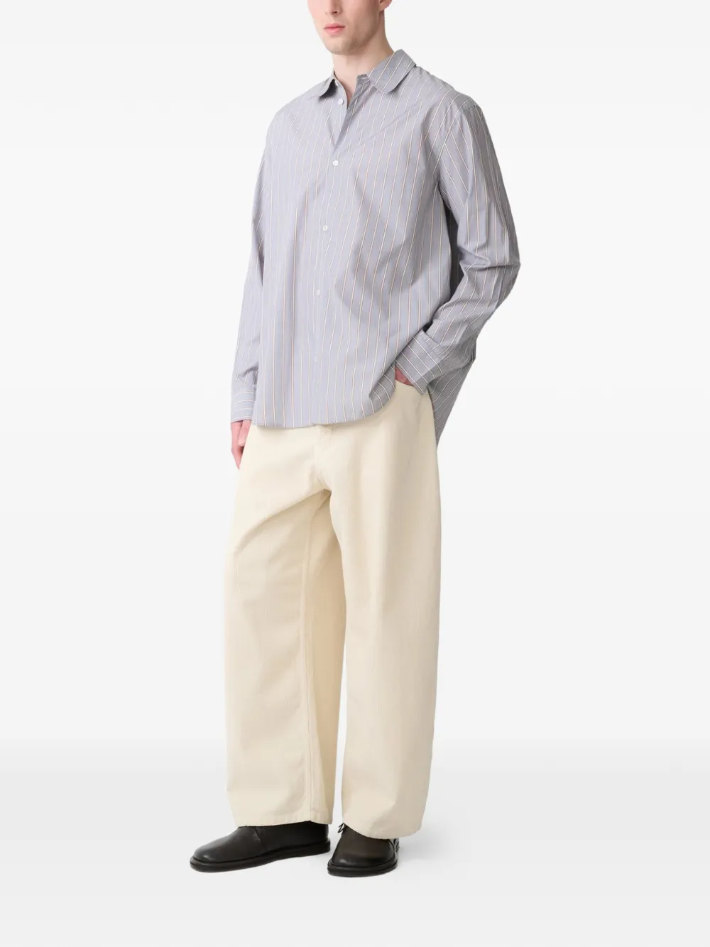  Studio Nicholson Camicia View - Grigio 