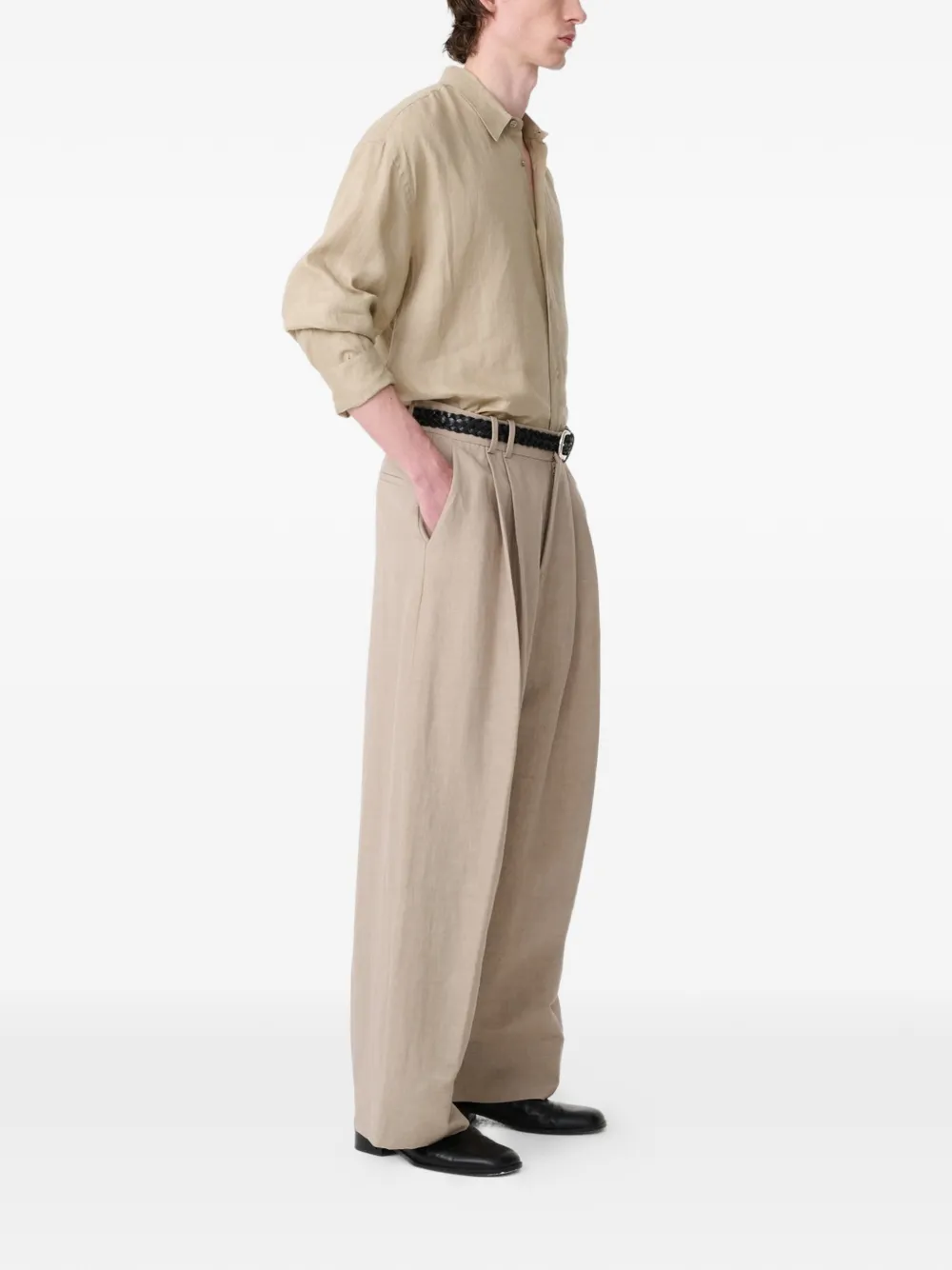  Studio Nicholson Camisa Rafe - Neutro 