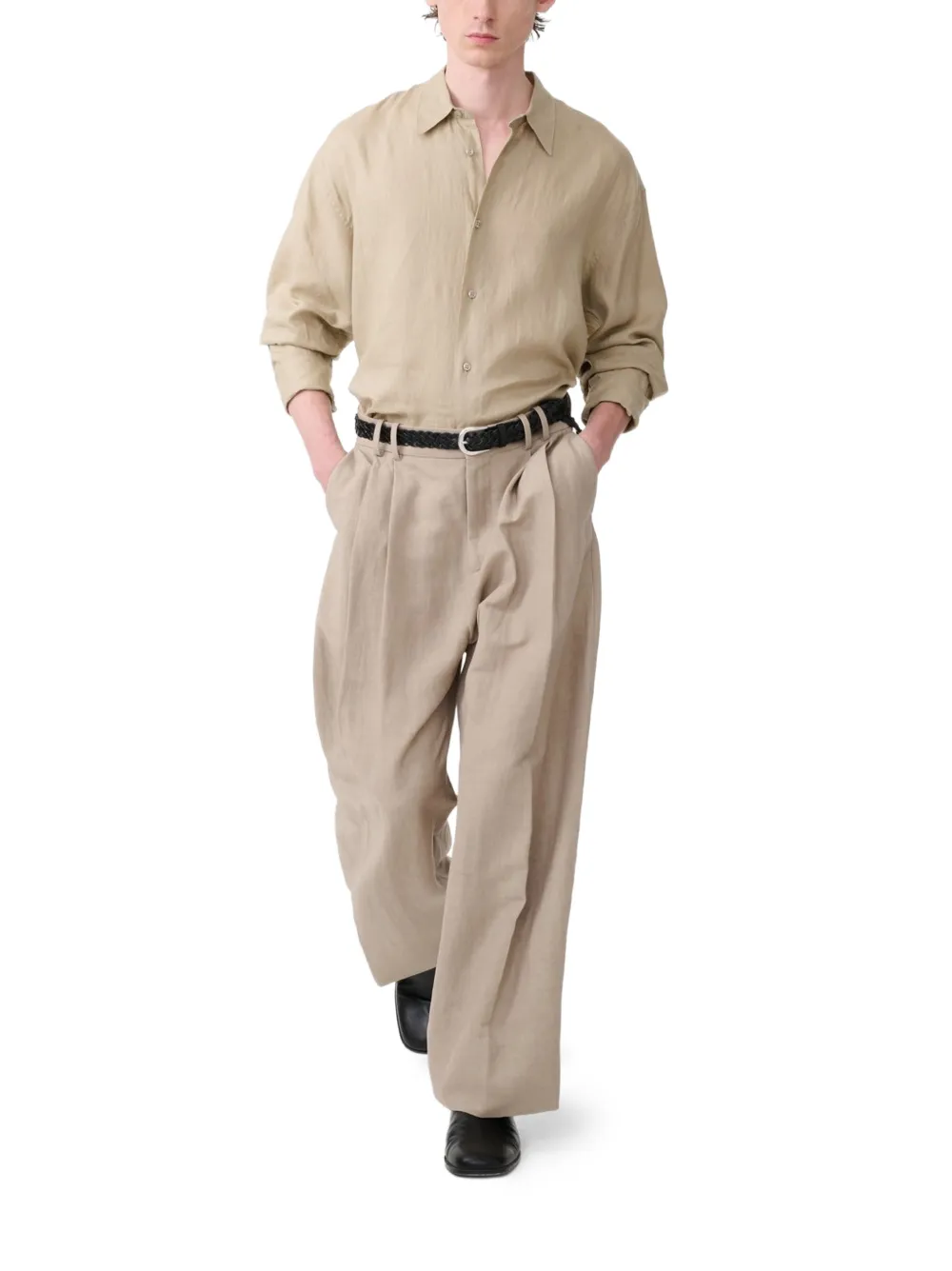  Studio Nicholson Camisa Rafe - Neutro 