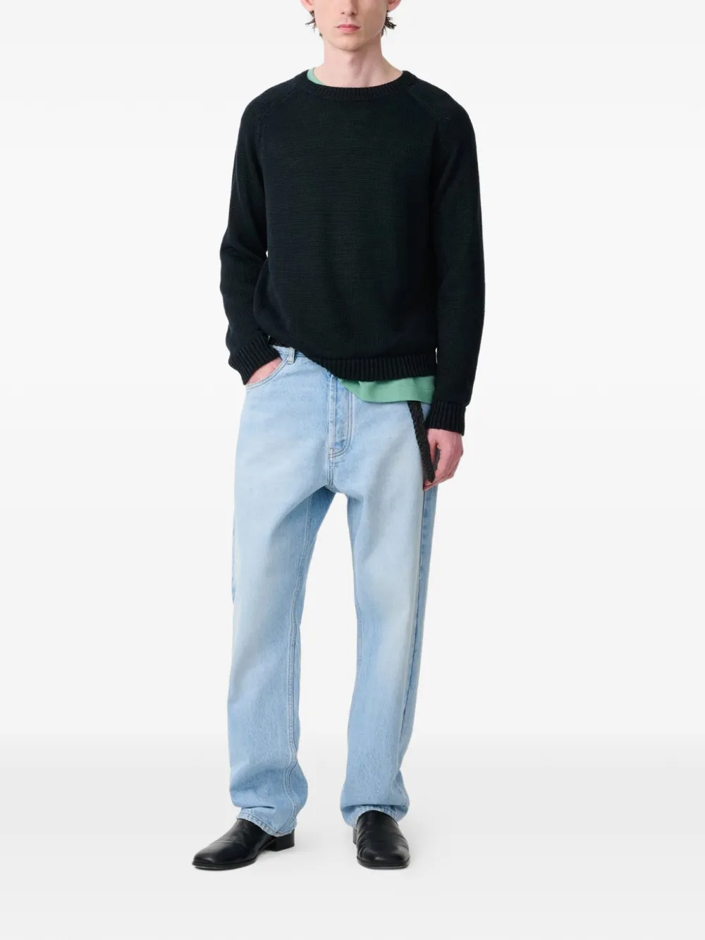  Studio Nicholson Pull Coste - Noir 